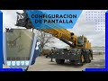 Configuración de pantalla IFLET-5 de grua Grove RT 890E [curso de operador de grua]