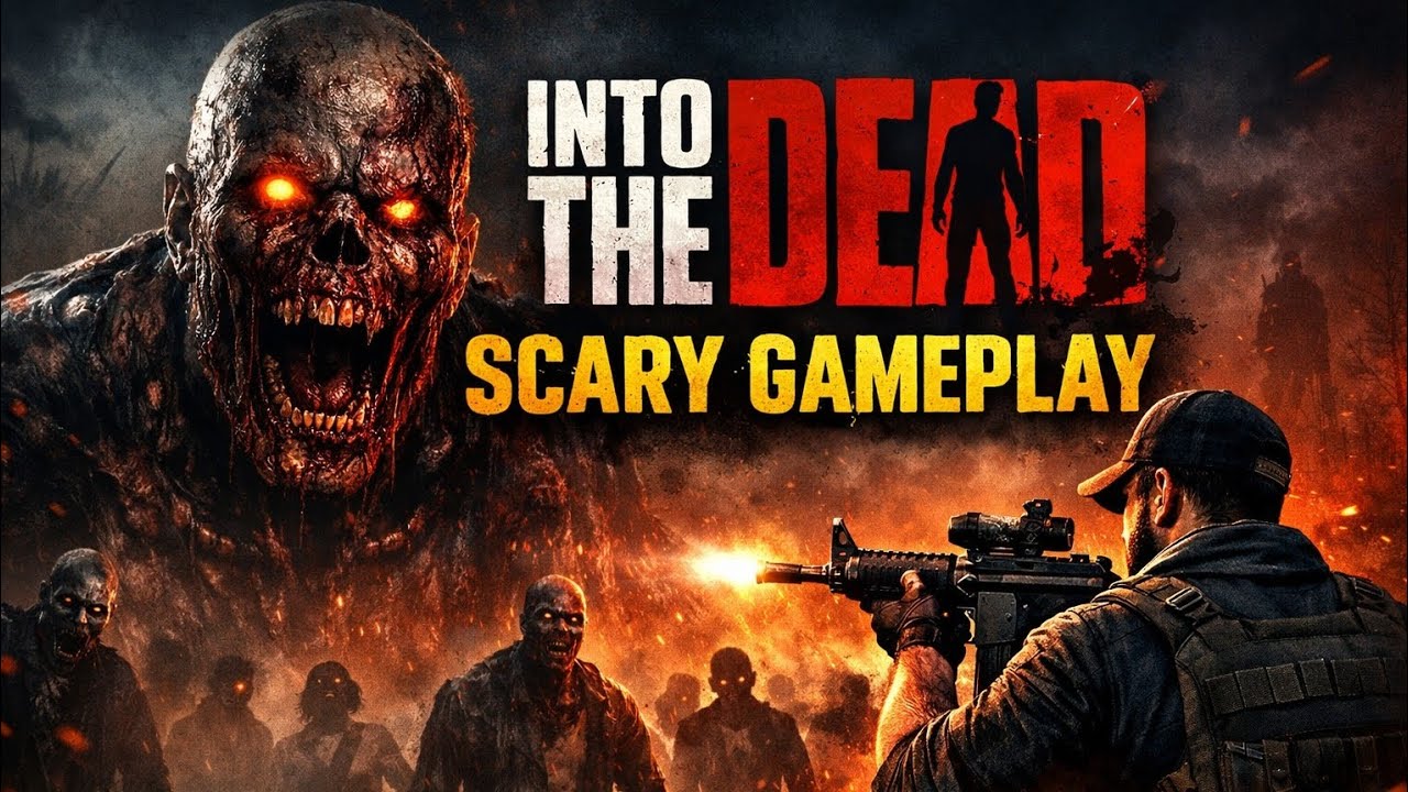 INTO THE DEAD SCARY GAMEPLAY VIDEO | HARSHU GAMING 