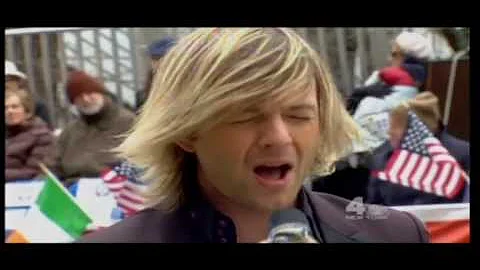 Keith Harkin and Barry Kerr performing at the 2013...