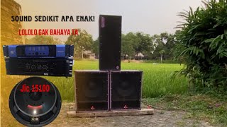 Cek Sound Jic 15 Inch Box Mini Scop  Jic 15100