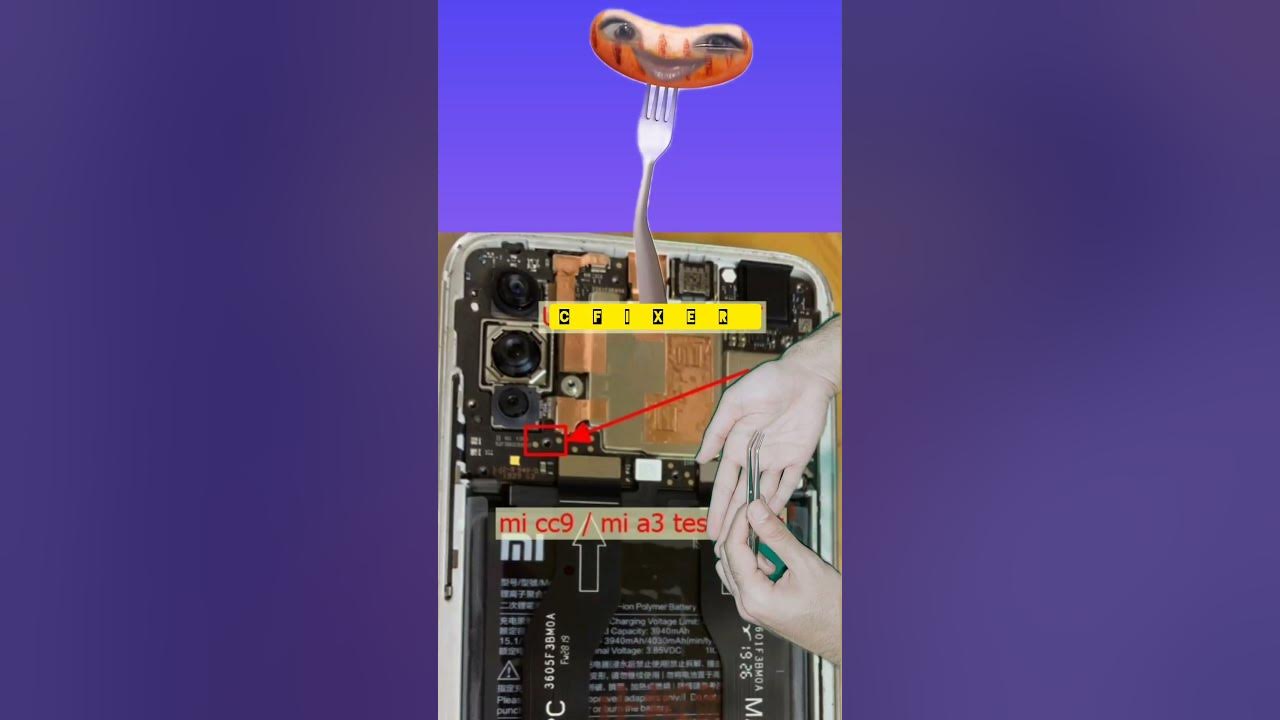 Xiaomi Mi cc9 test point - mi a3 test point - 9008 port edl xiaomi