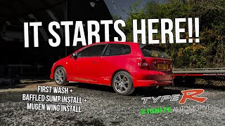Baffled Sump Install! Budget Track Civic Type R EP3 Prep Episode 1!!