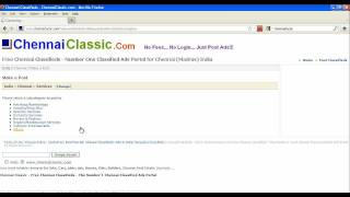 Free Classified Website List and Free Ad Posting Technique