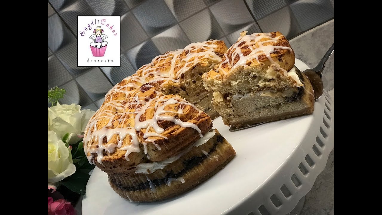 CINNAMON ROLLS CHEESECAKE (ROLES DE CANELA CHEESECAKE)