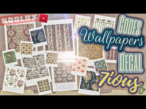 Decals Codes Part2 Wallpapers Decals Ids Bloxburg Roblox Youtube - wallpaper id codes for roblox