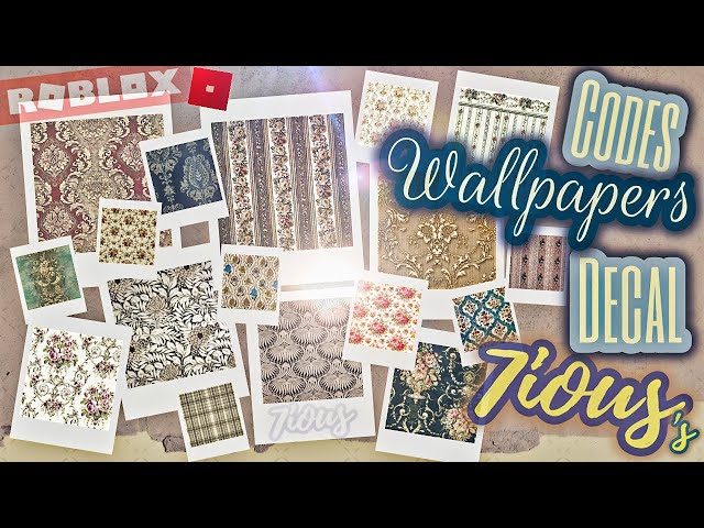 vintage decals 💛  Bloxburg decals codes wallpaper, Bloxburg decals codes,  Roblox image ids