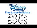 Disney Channel Hands template 1/2