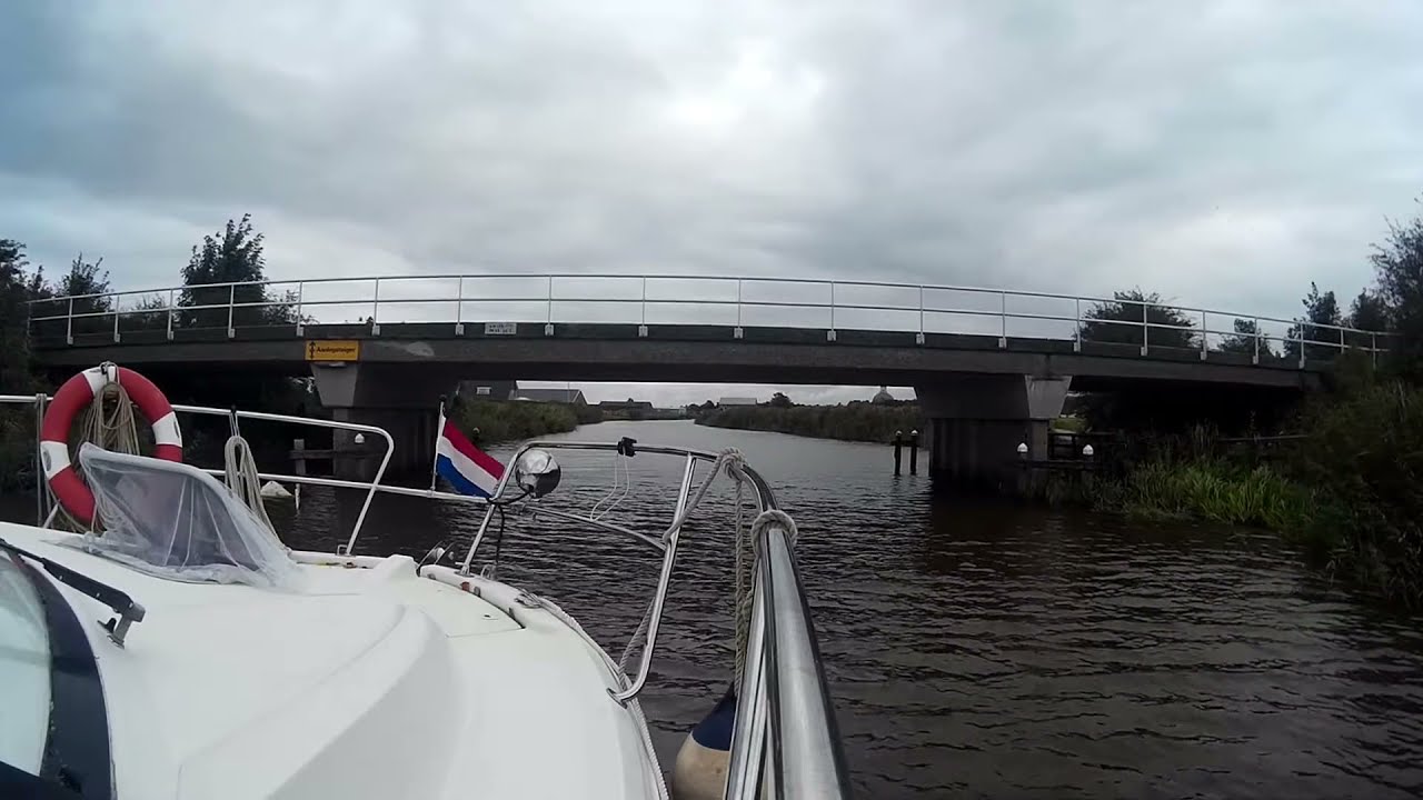 Mit dem Boot von Franeker nach Dokkum