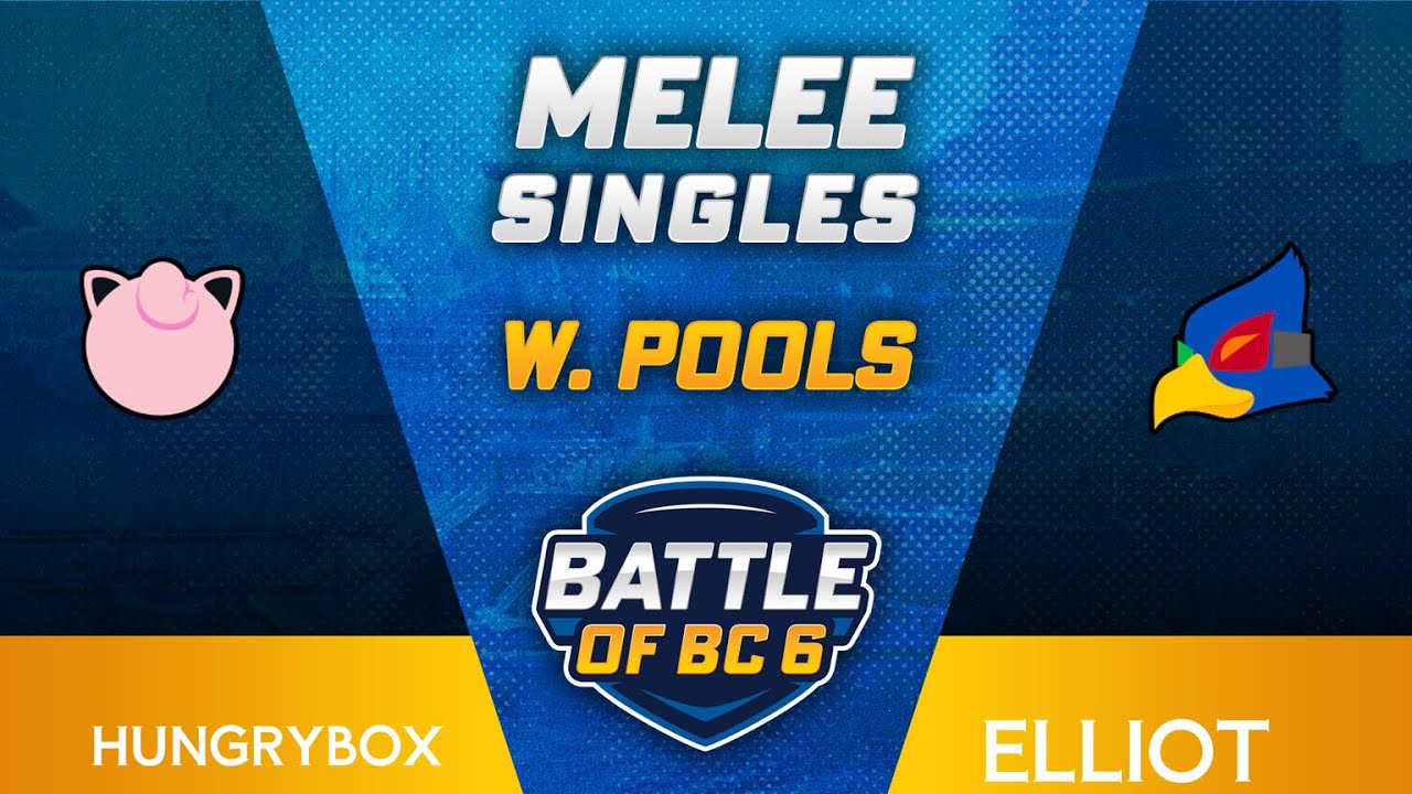 Hungrybox (Jigglypuff) vs Elliot (Falco) - Melee Singles Winners Top 64 - Battle of BC 6