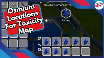 Osmium Locations For Toxicity Map in Planet Crafter