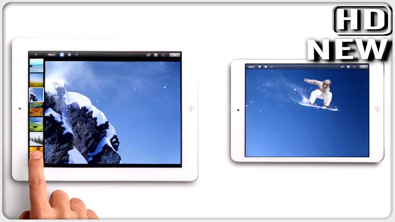 Apple New 2012 iPad mini TV spots/ Photos + Books