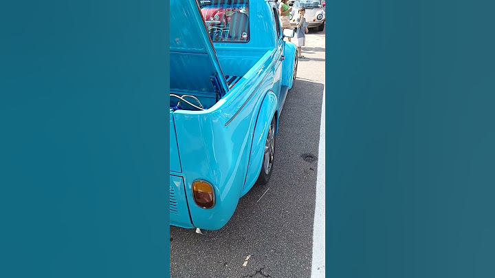 Fusca pick up com motor plano