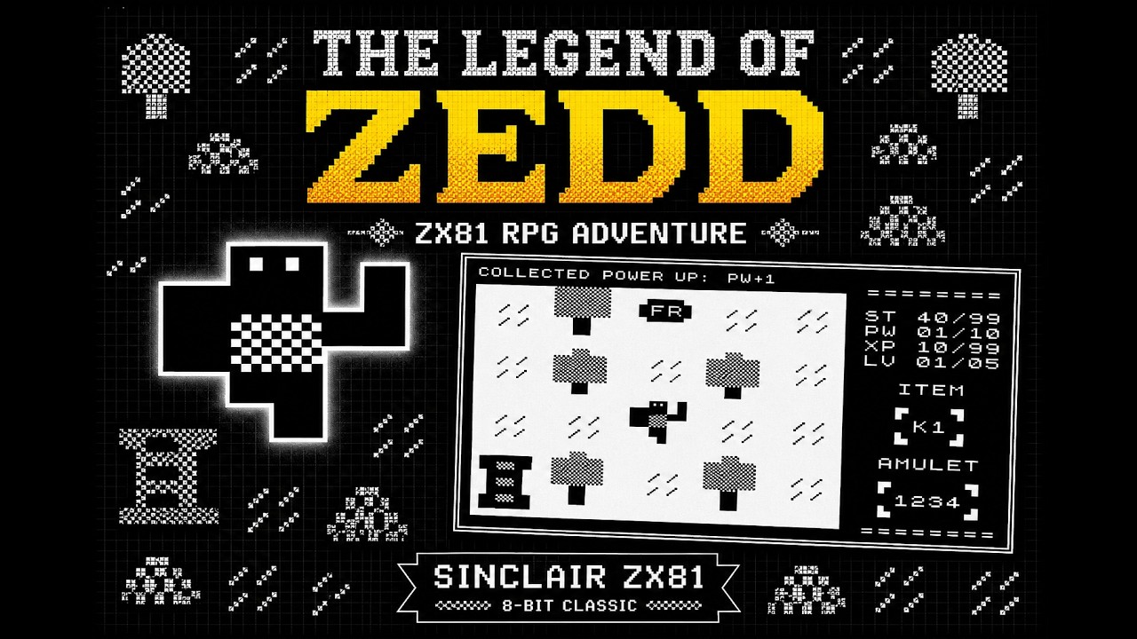 てとページ Legend of Zedd - A new RPG for the ZX81 : r/zxspectrum