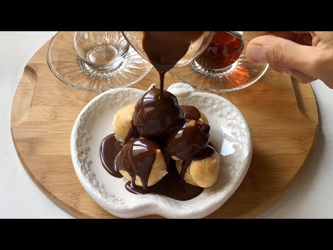 Evde Profiterol Yapmak Bu Kadar Kolay ✅Tam Ölçülü Garanti Enfes Profiterol Tarifi 👌🏻Seval Mutfakta. 