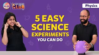 5 Amazing & Easy Science Experiments You Can Do at Home | Science Experiments for Students | BYJU'S