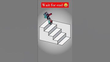 Stairs ILLUSION || Minecraft Animation || #shorts