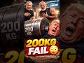 200KG Dumbbell Challenge 😳 | Last Turn Went WRONG 💀#gym