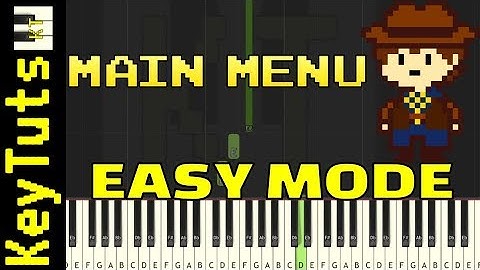 Learn to Play Main Menu 01 from Undertale Yellow - Easy Mode