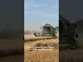 This Giant Machine Harvests Entire Fields Fast 🌾#shorts #harvester #farming