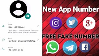 طريقة عمل ارقام امريكية لتفعيل تلجرام واتساب Free Fake Number