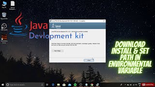 How To Install Java Jdk On Windows 10 Download Install Java Jdk And Set Home Path
