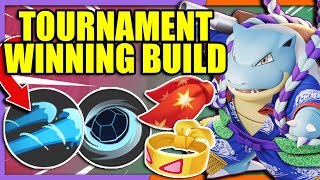 I had to try this BLASTOISE BUILD that WON a TOURNAMENT in Japan | Pokemon Unite