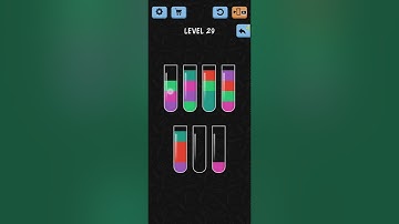 Water Color Sort Level 29 Walkthrough Solution iOS/Android