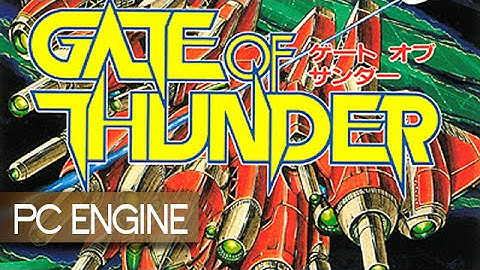 Gate of Thunder - Devil difficulty mode - Intro + Level 1 - PC Engine CD