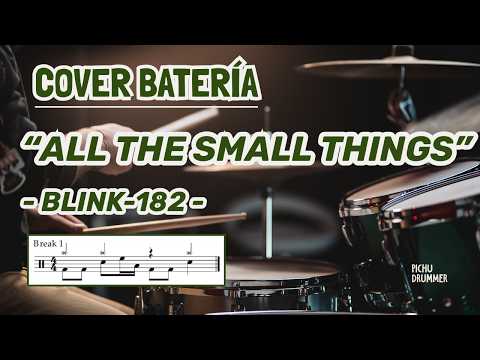 🥁ALL THE SMALL THINGS - Blink-182 | Drum Cover + Partitura GRATIS (BATERÍA)