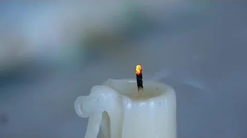 Candle Blown Out Stock Video