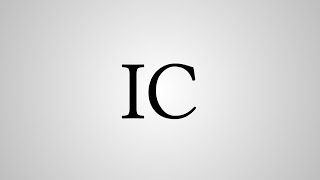 What Does 'IC' Stand For?