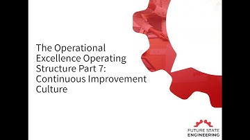 House of Operational Excellence Part 7: The 2nd Pillar: Continuous Improvement Culture