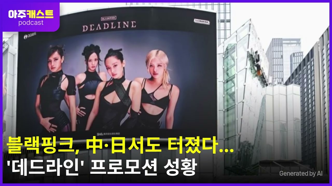 블랙핑크, 中·日서도 터졌다…데드라인 프로모션 성황