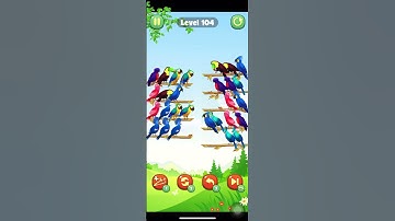 Color Bird Sort Puzzle Game Level 104 #shorts