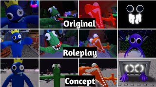 Rainbow Friends 2 Vs Rainbow Friends 2 Roleplay Vs Rainbow Friends 2 Concept Jumpscares