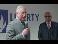 Hrh the prince of wales restarts n furnace at liberty steel