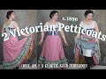 I Made Late Victorian Petticoats Using 1890s Ladies' Home Journal Instructions | Historical Sewing