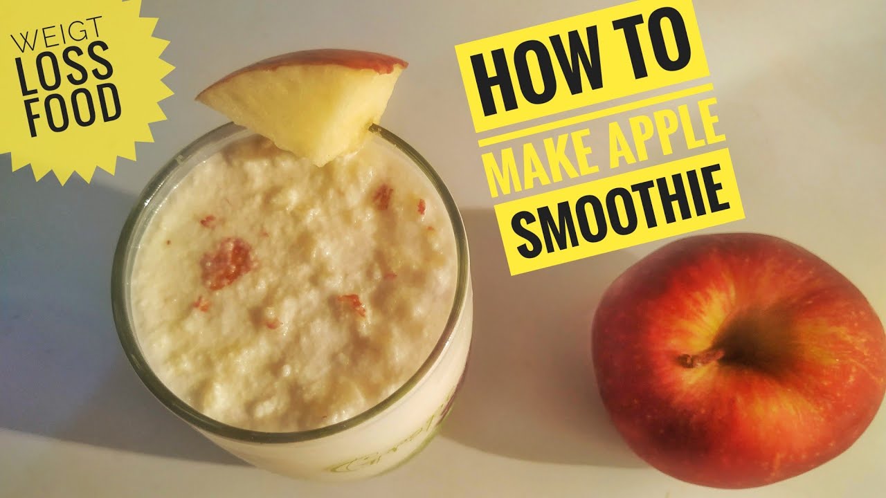 How to make Apple smoothie at home home made apple smoothie apple