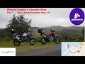 Motorbike Camping in Llangollen Wales, Bala Lake & Anglesey, with the Africa Twin & BMW GS. Part 1 🏍