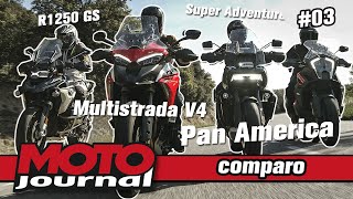 COMPARO#03  Harley Pan America, Ducati Multistrada V4, KTM Super Adv 1290, BMW R1250 GS