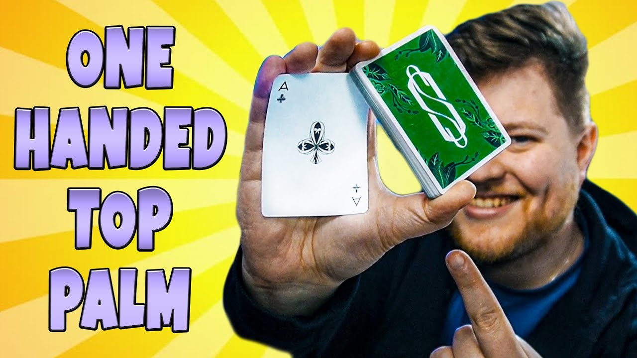 Karte einhändig palmieren - One Handed Top Palm (Tutorial)