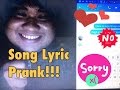 Song Lyric Prank!!! YouTube