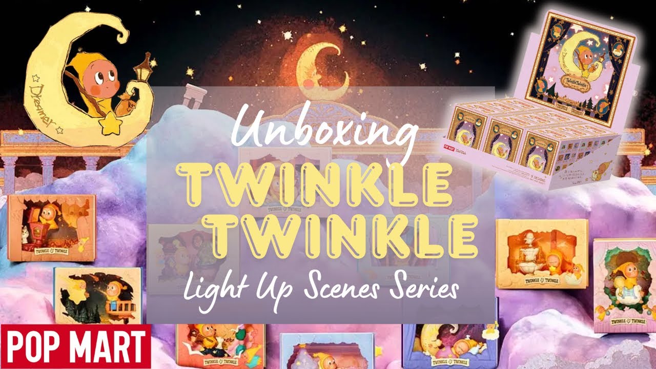 🌟Распаковка серии светящихся сцен Twinkle Twinkle @POPMARTOFFICIAL