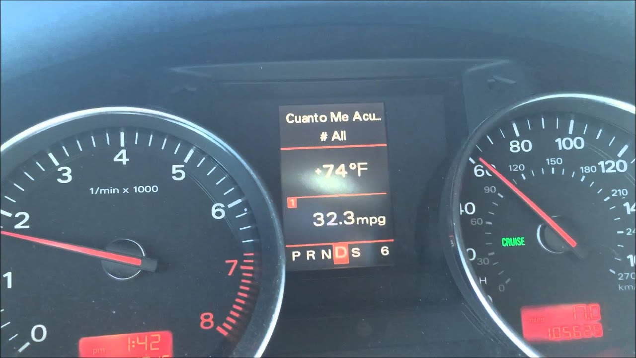 A8L 4.2L Gas Mileage After NGK Iridium Spark Plugs Replacement YouTube