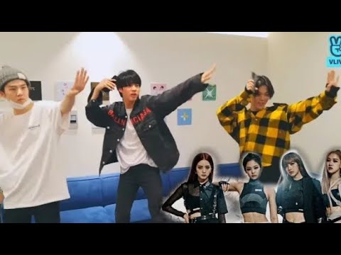 Bts üyeleri Blackpink danslarını yapıyorlar