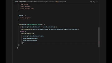 4. Angular CDK Crash Course. Transfer data between lists
