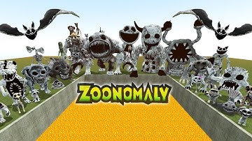 DESTROY ALL ZOONOMALY MONSTERS FAMILY & MONSTERS POPPY PLAYTIME 3 in LAVA HOLE - Garry