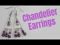 DIY Chandelier Earrings //Day 3 of the 10-Day Wire Earring Making Challenge