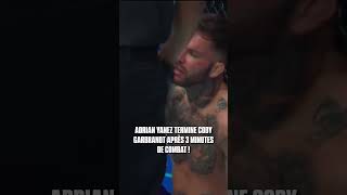 Adrian Yanez termine Cody Garbrandt après seulement 3 minutes de combat !