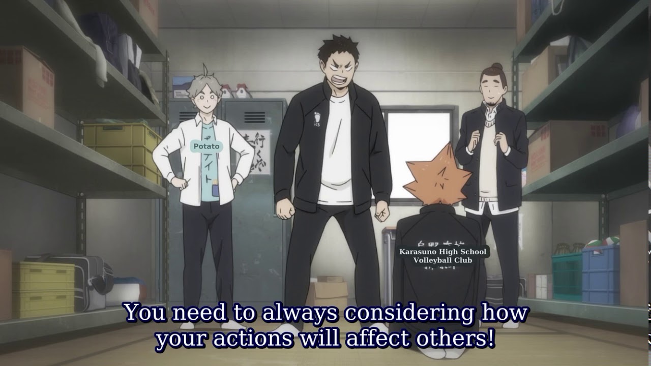 daichi and suga being the parents of karasuno for 2:28 seconds not so straight 👺
